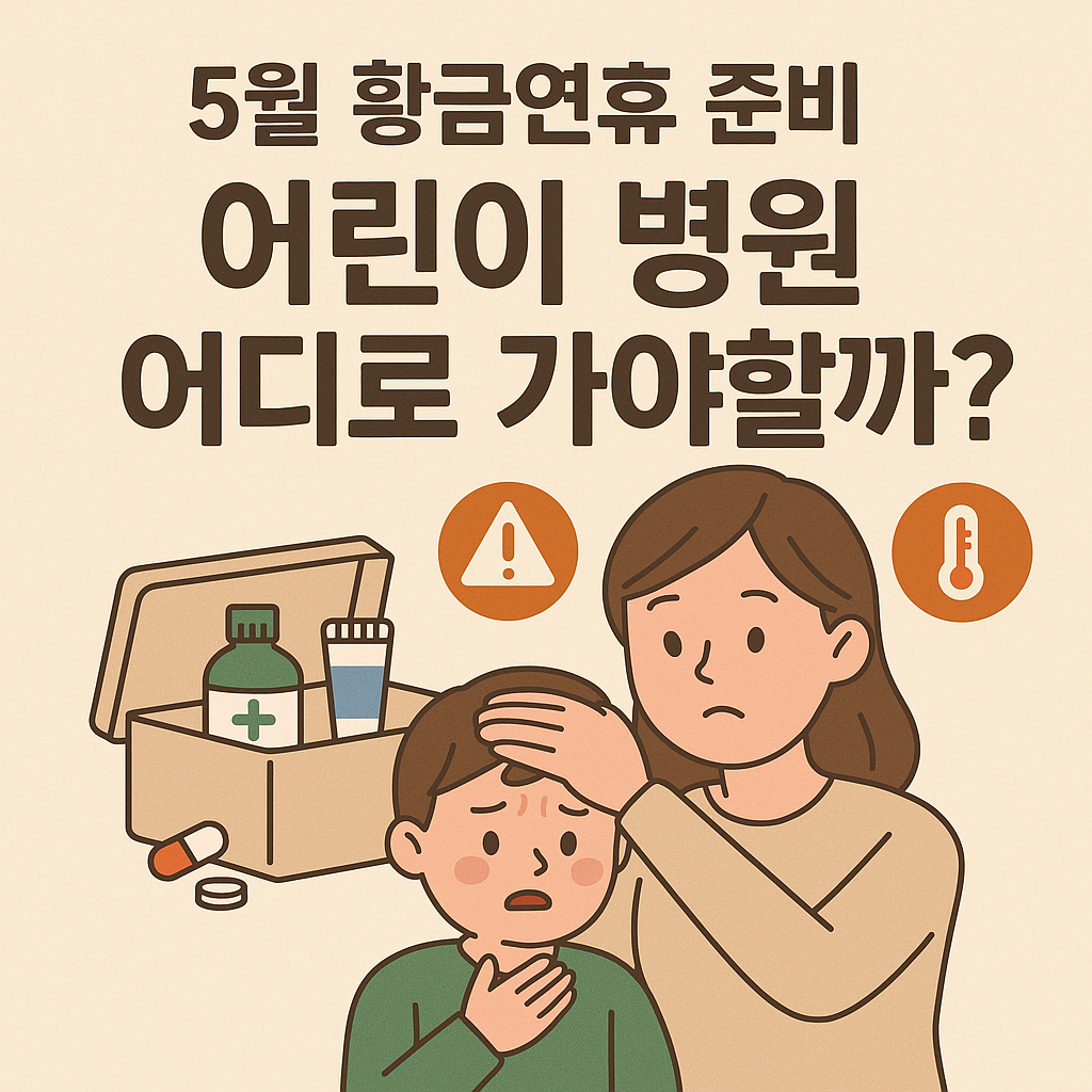 휴일 어린이 병원 이미지