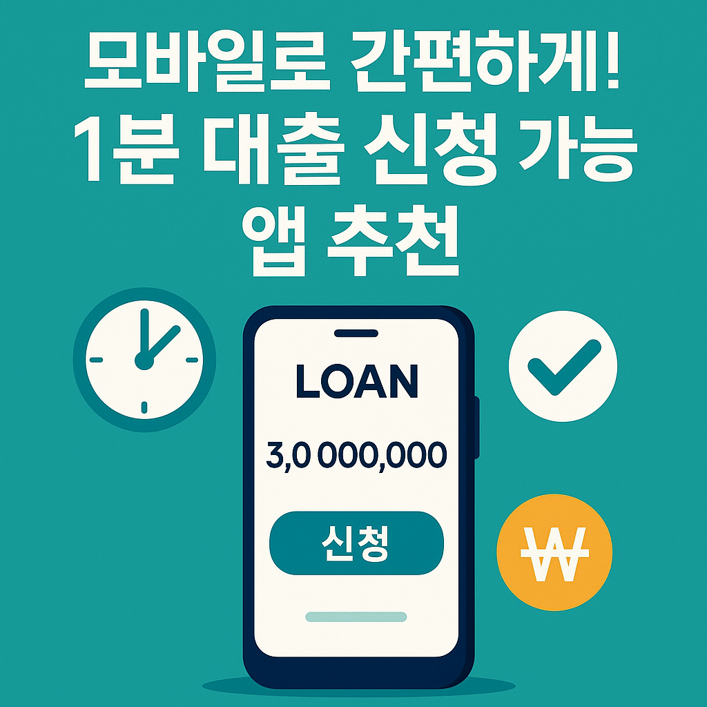 모바일로 간편하세 1분대출