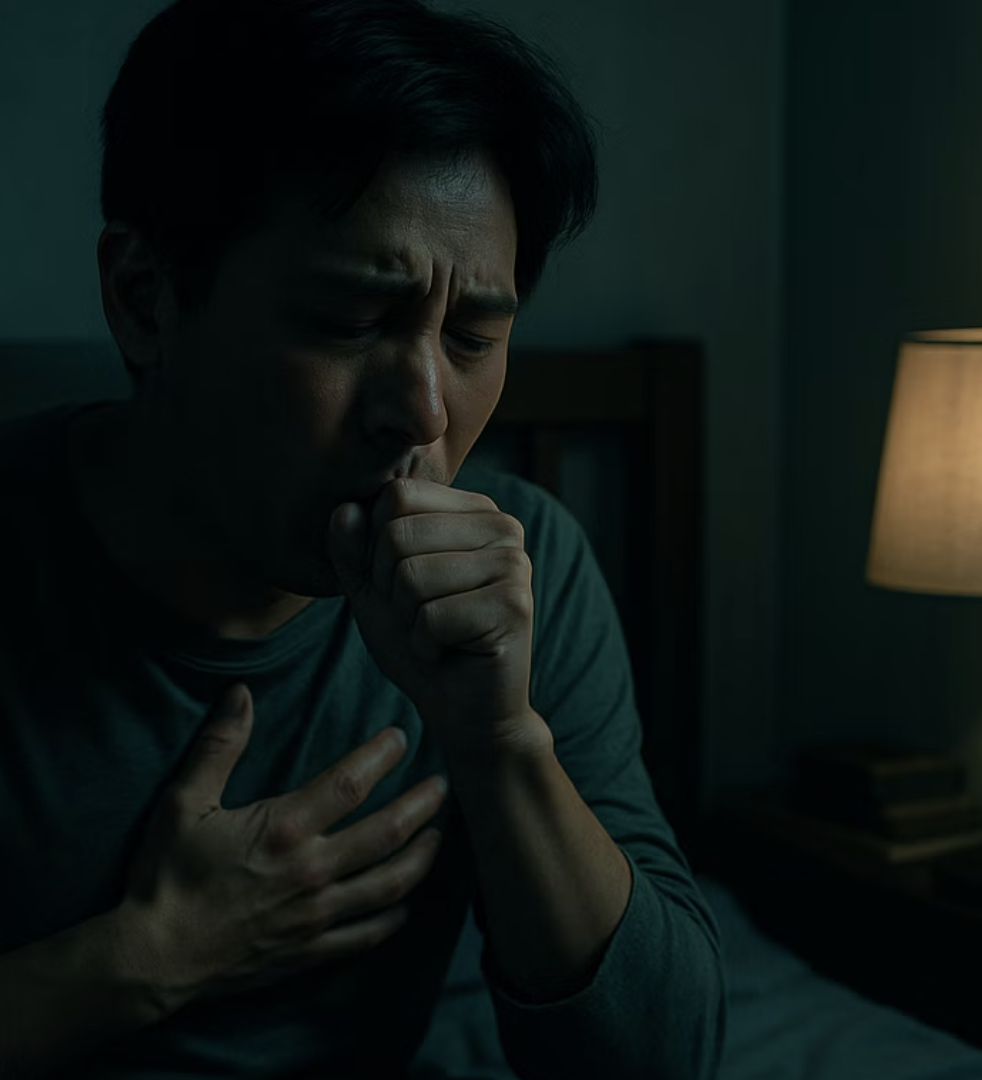 3. 자꾸만 터져 나오는 마른 기침