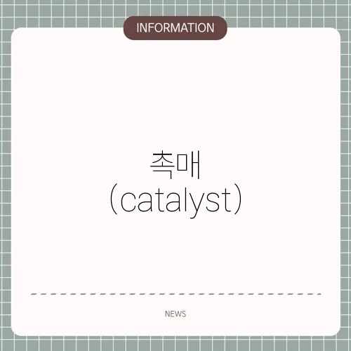 촉매 (catalyst)