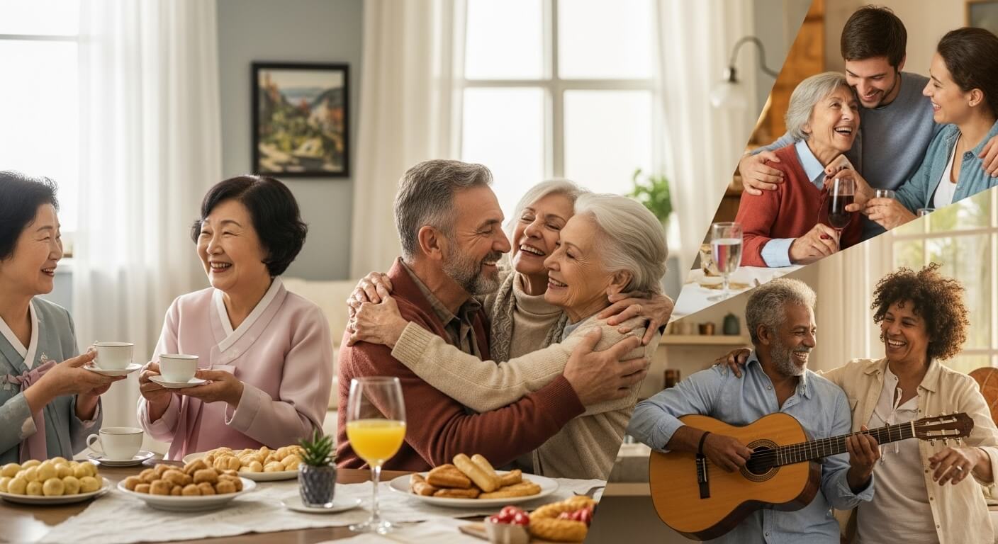 세계의 가족 영화, 문화 따라 다른 사랑의 언어 관련 사진