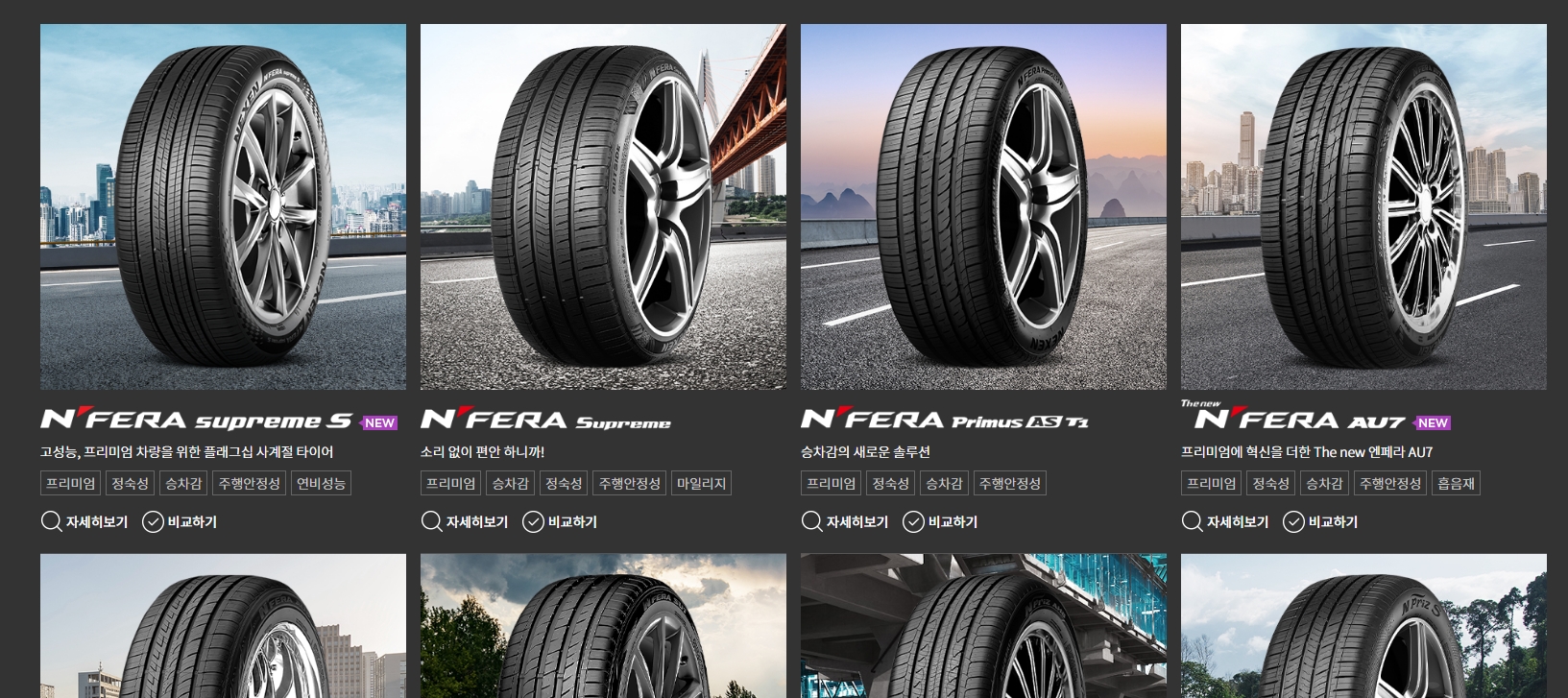 넥센타이어 엔페라 제품 상세 정보