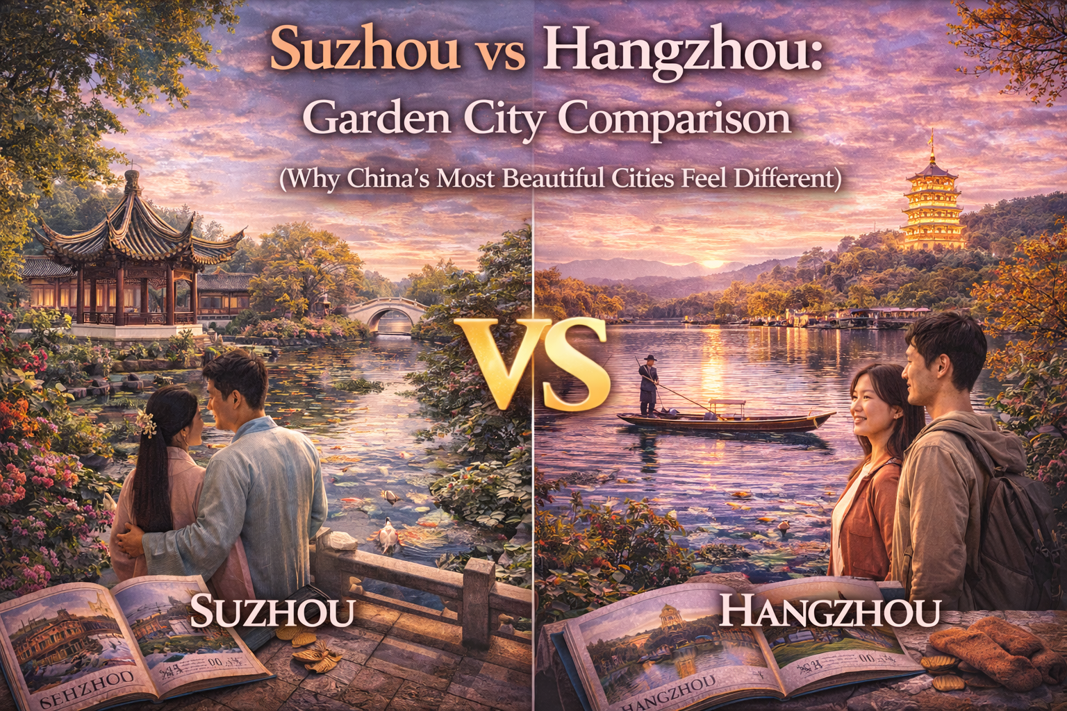 쑤저우 vs 항저우 정원도시 비교 (중국에서 가장 아름다운 도시의 결이 다른 이유) 사진