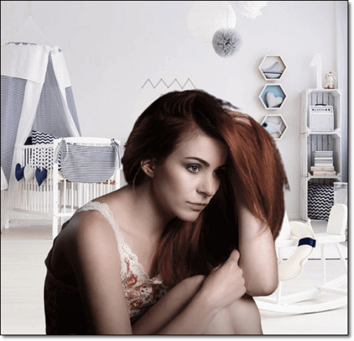 우울증이 있는 여성