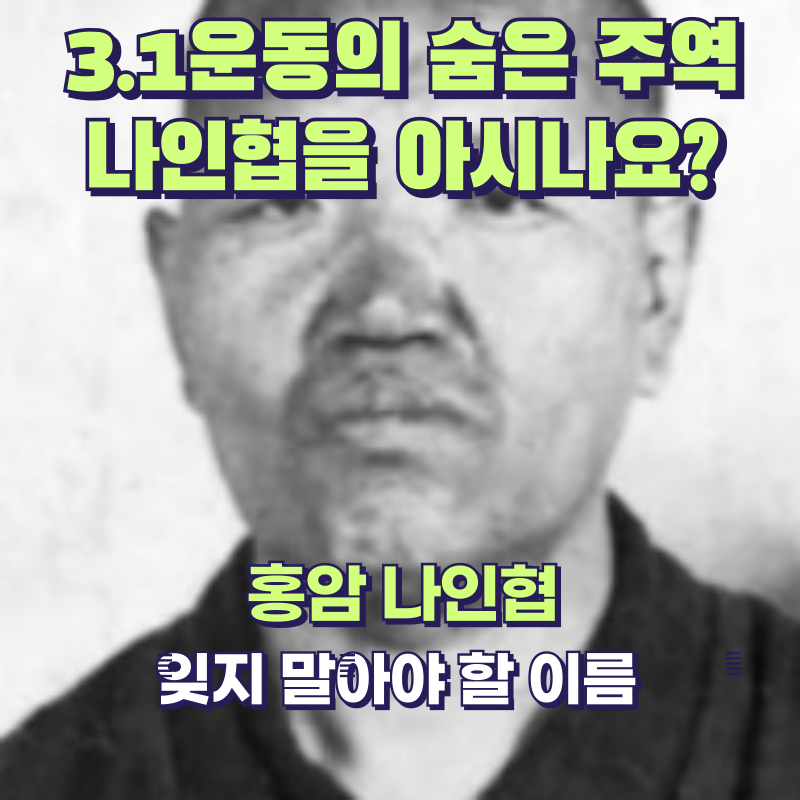 3.1운동의 숨은 주역, 나인협을 아시나요?