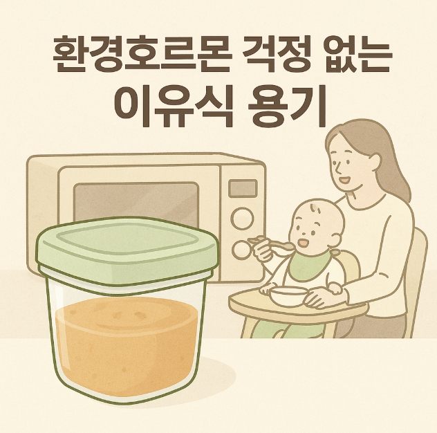 환경호르몬 걱정 없는 이유식 용기 사진