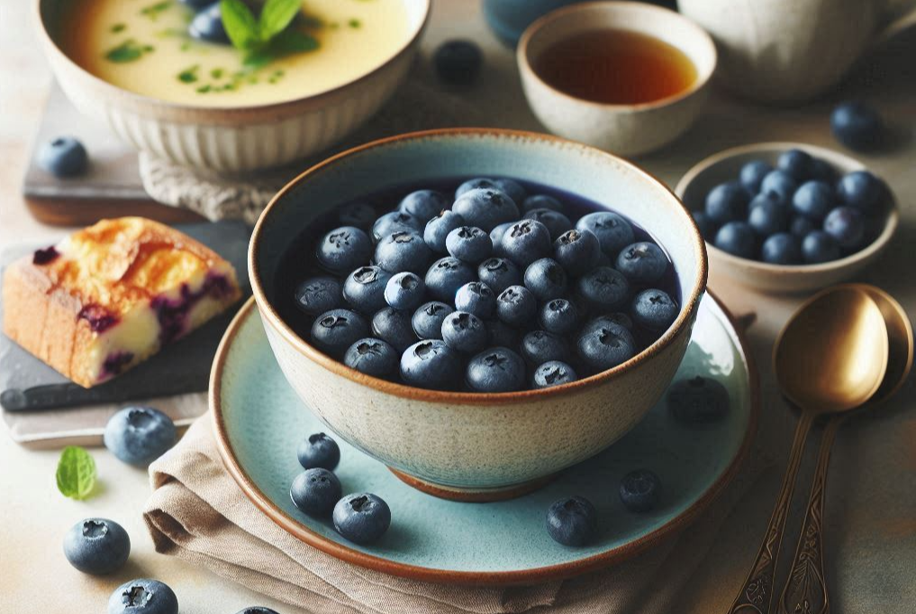그릇에 담긴 블루베리
