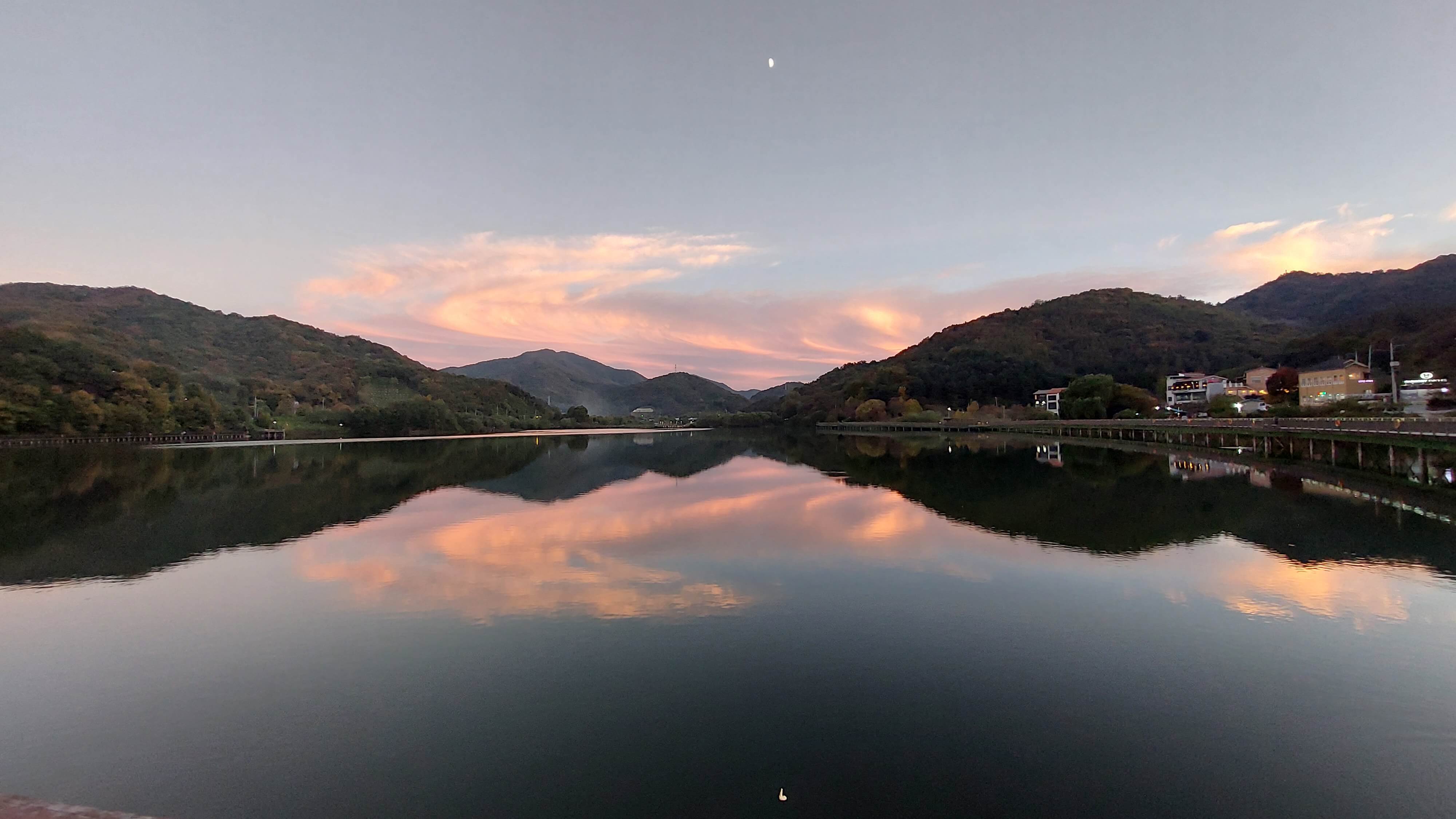 해질 무렵 아중호수2