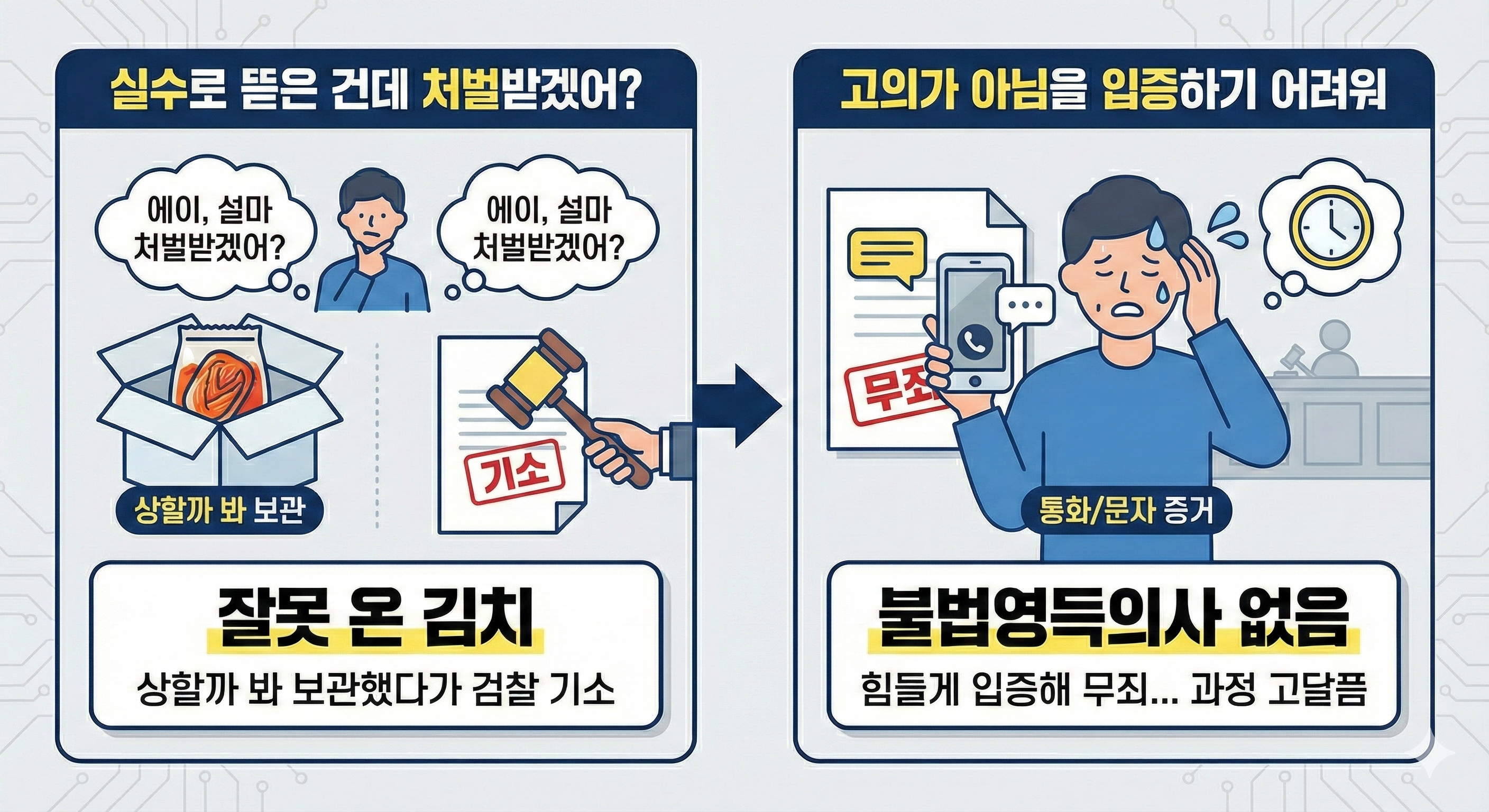 단순 실수도 처벌