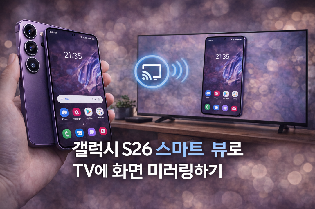 갤럭시 S26 근처 공유와 AirDrop 유사 기능을 활용하는 방법 설명 이미지