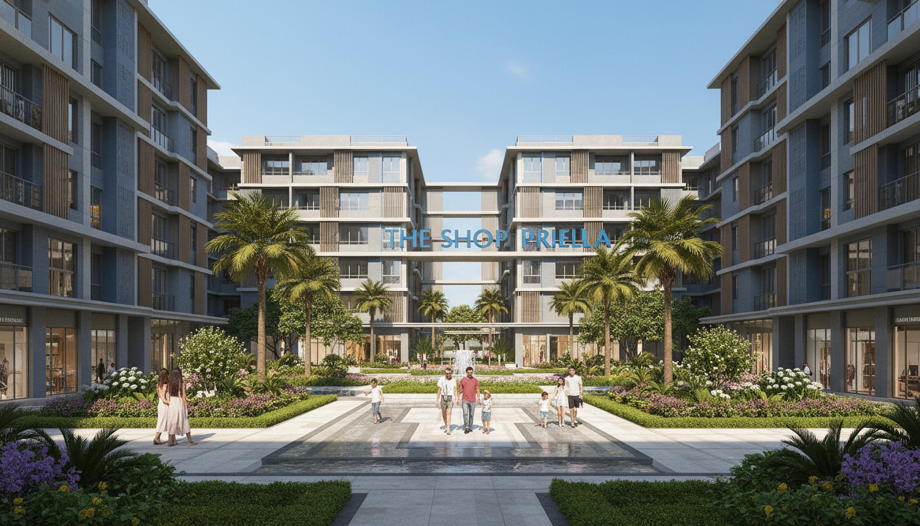 2026년 분양 시장 최대어인 더샵 프리엘라 아파트 단지의 웅장하고 현대적인 조감도