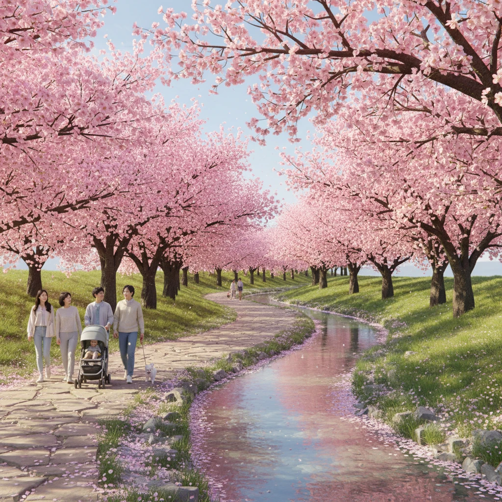 화성시 벚꽃 구경하기 좋은 곳과 실시..