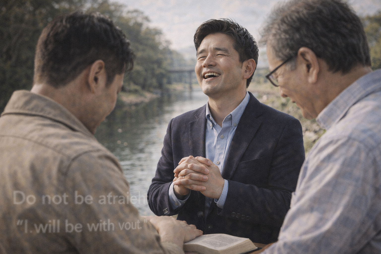 행 28:15 말씀에서 바울이 믿는 자들을 보며 격려받고 하나님께 감사했던 모습에서&amp;#44; 저도 믿는 영혼을 만날 때 격려와 위로를 받고 하나님께 감사하기 위해 오늘도 믿음 안에서 만나는 분들이나 새롭게 보게 되는 영혼들에게 복음을 전하며 하나님을 찬양하고 감사기도하는 모습입니다.