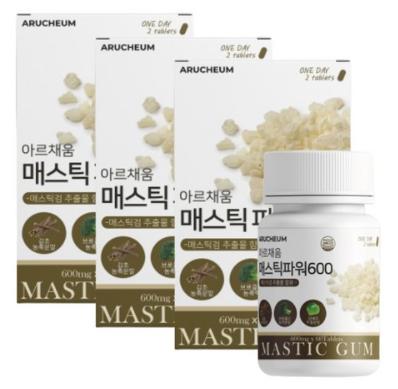 아르채움 매스틱 파워 600 36g, 60정, 3개