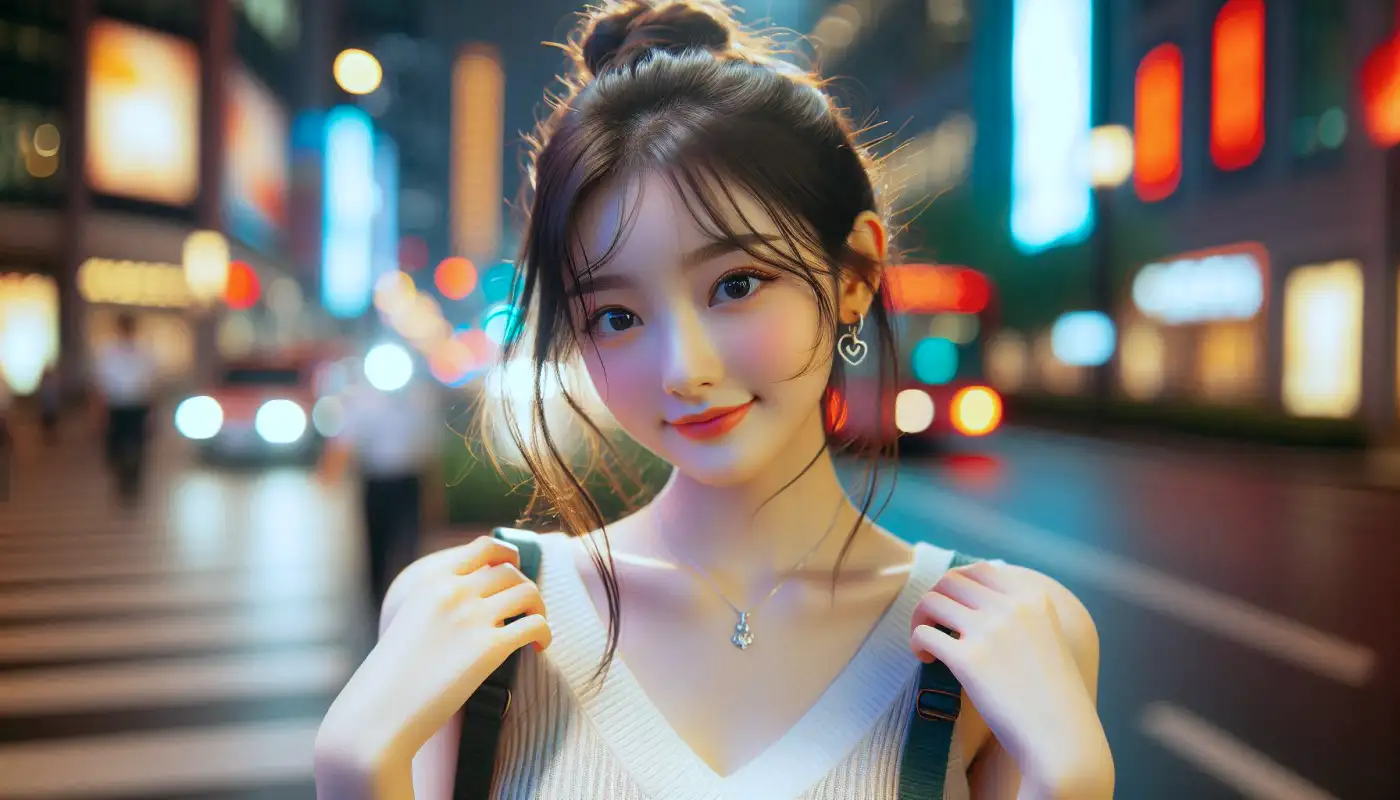 베트남-여행지-하노이-관광하는-여성의-모습