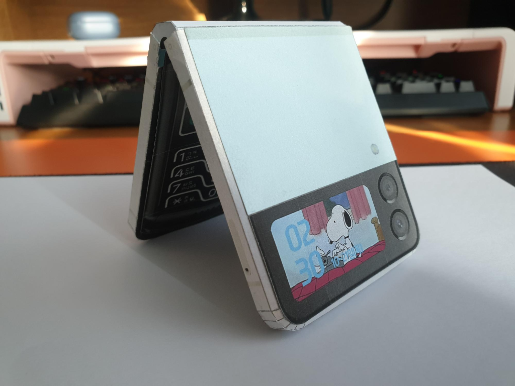 갤럭시 Z플립 3 종이모형