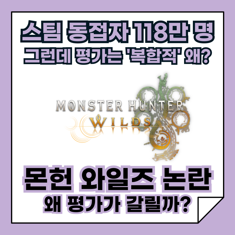 몬스터 헌터 와일즈 논란, 왜 평가가 갈릴까? 문제점과 전망 분석!