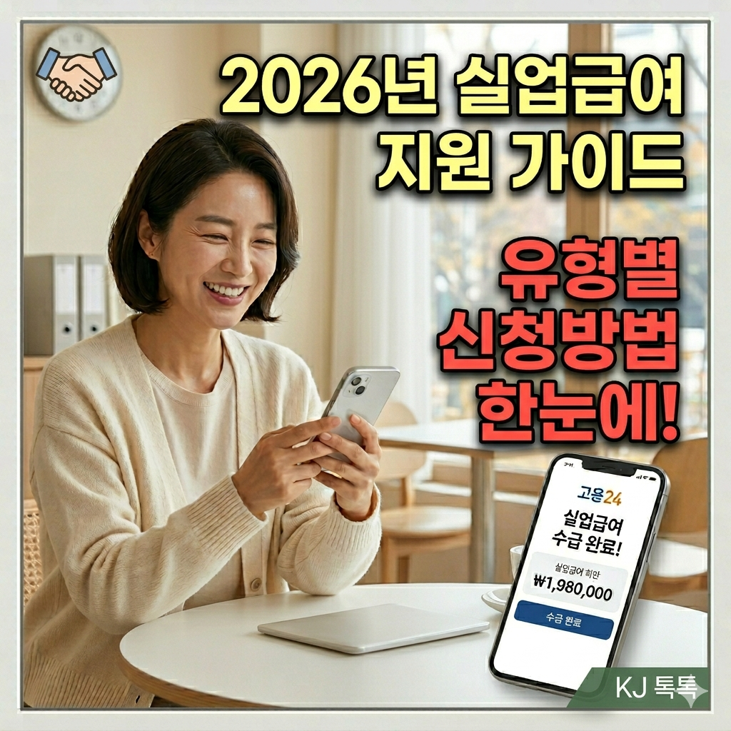 2026년 실업급여 완벽 정리 &mdash; 신청 5단계&middot;금액 계산&middot;반복수급 주의사항