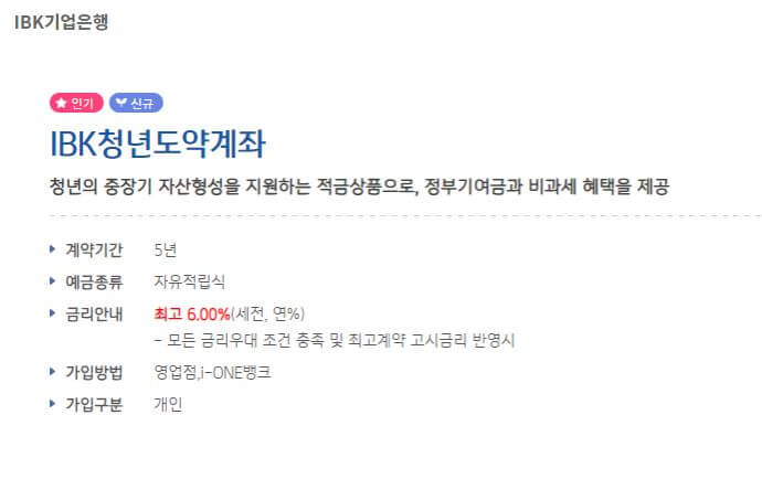 IBK 청년도약계좌