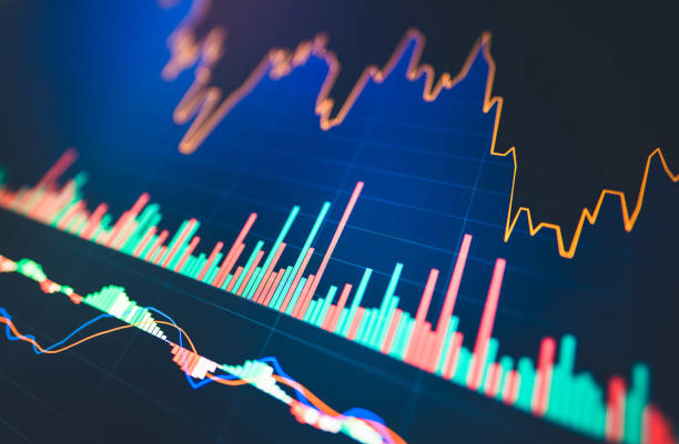 주식시장의 파동을 이미지로