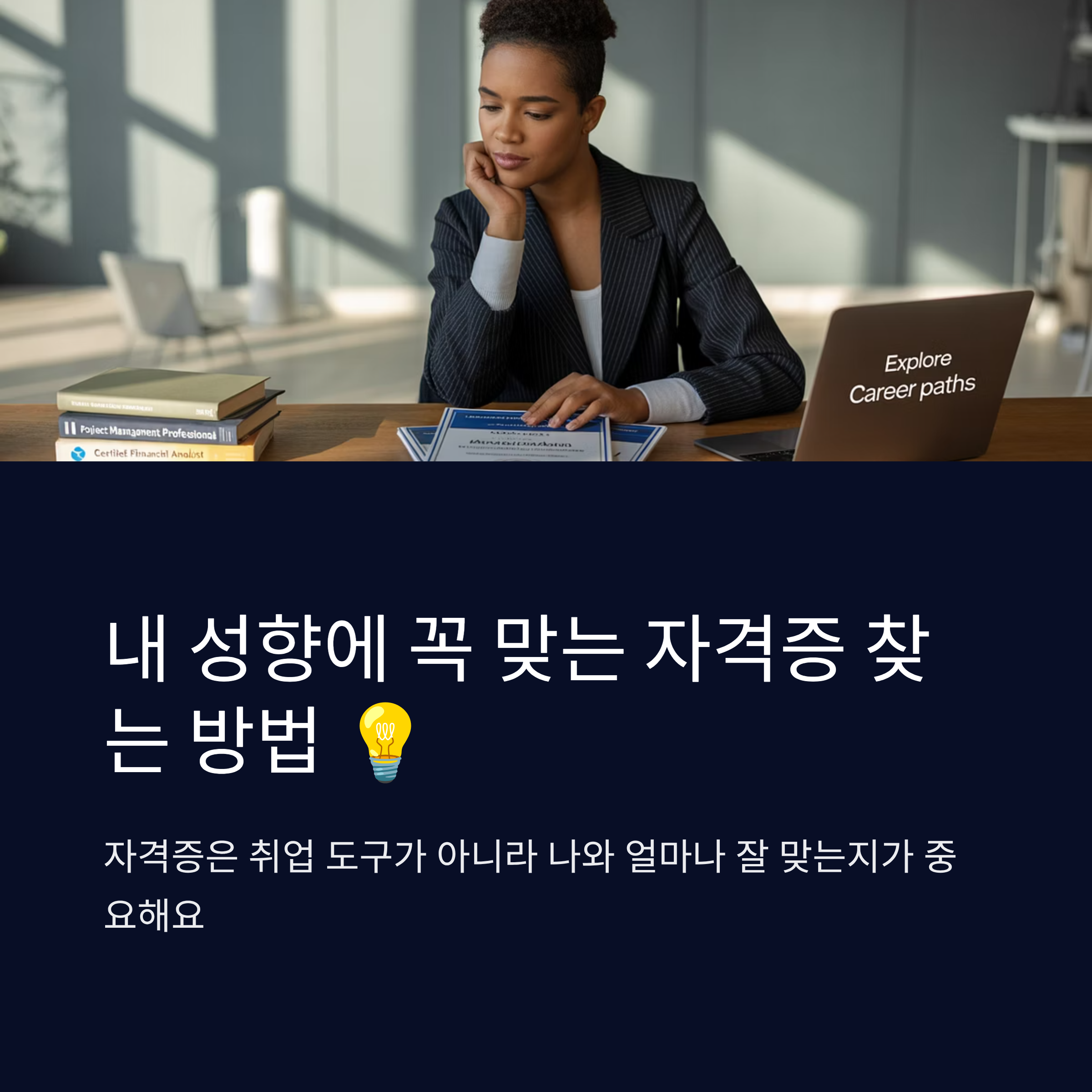 내 성향에 꼭 맞는 자격증 찾는 방법
