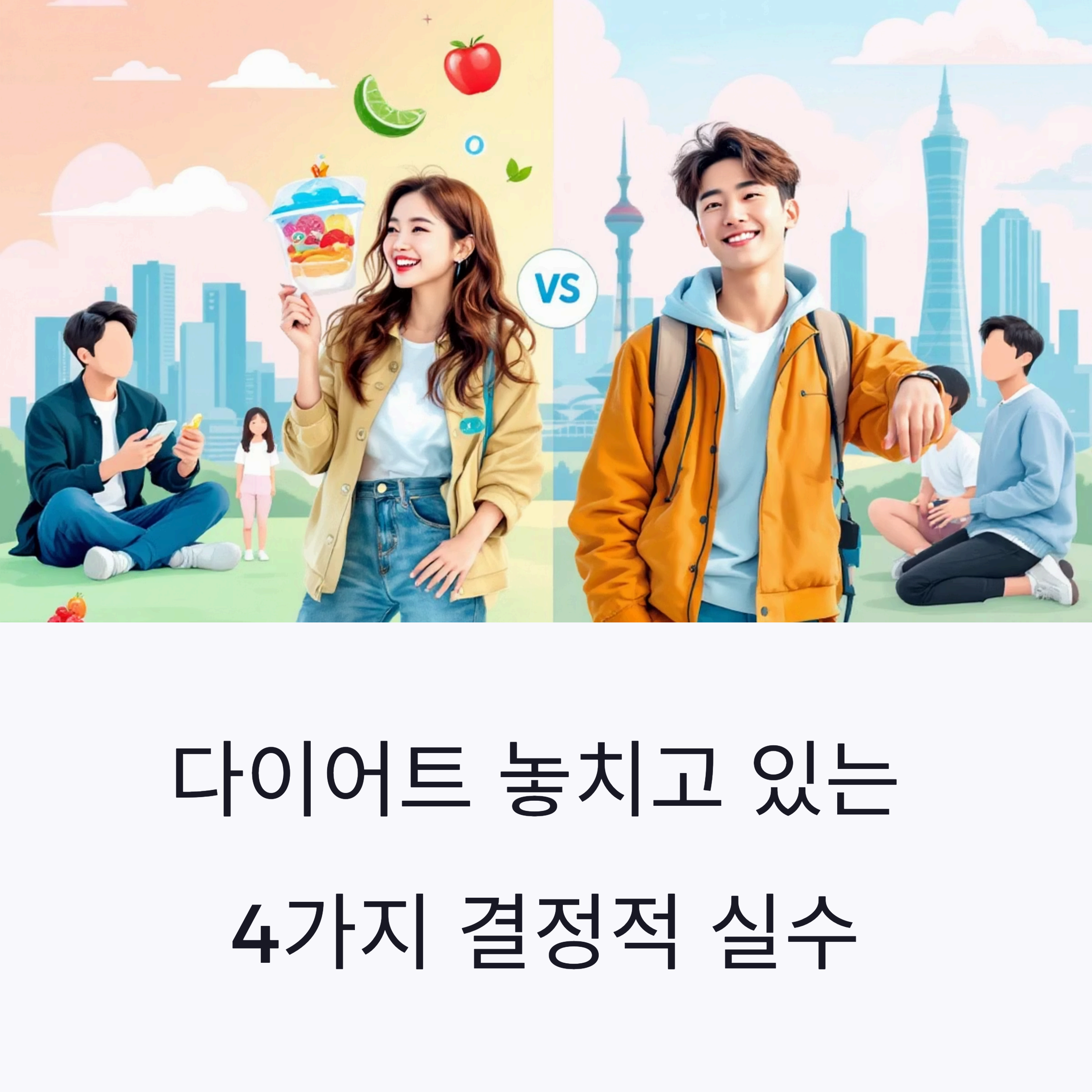 남여 다이어트 대결