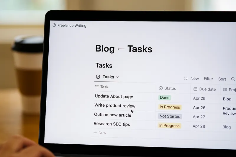 노션에서 일정과 업무를 시각화한 캘린더 대시보드