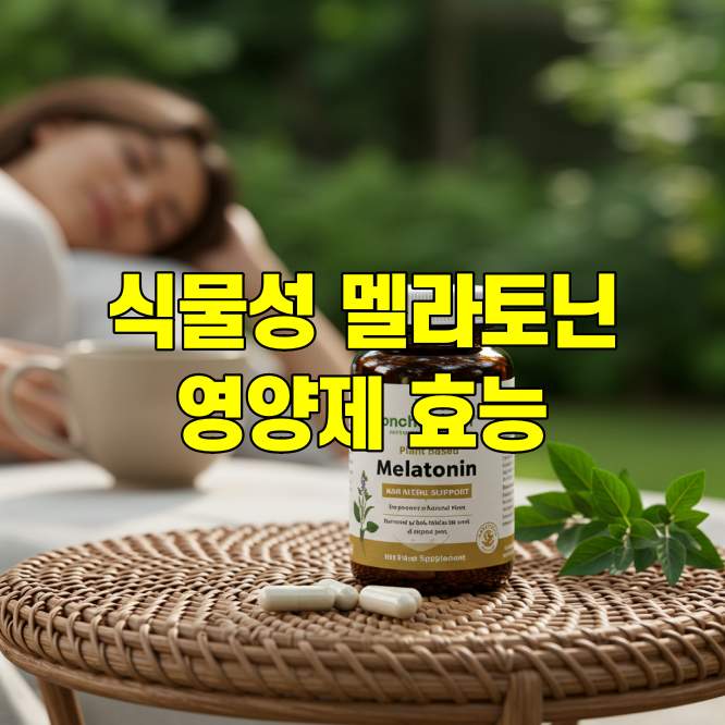 식물성 멜라토닌 영양제 효능과 안전한 섭취 가이드