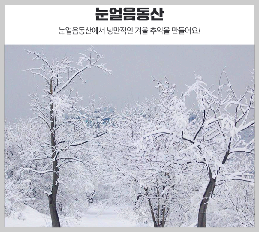 경주 양남 눈썰매장