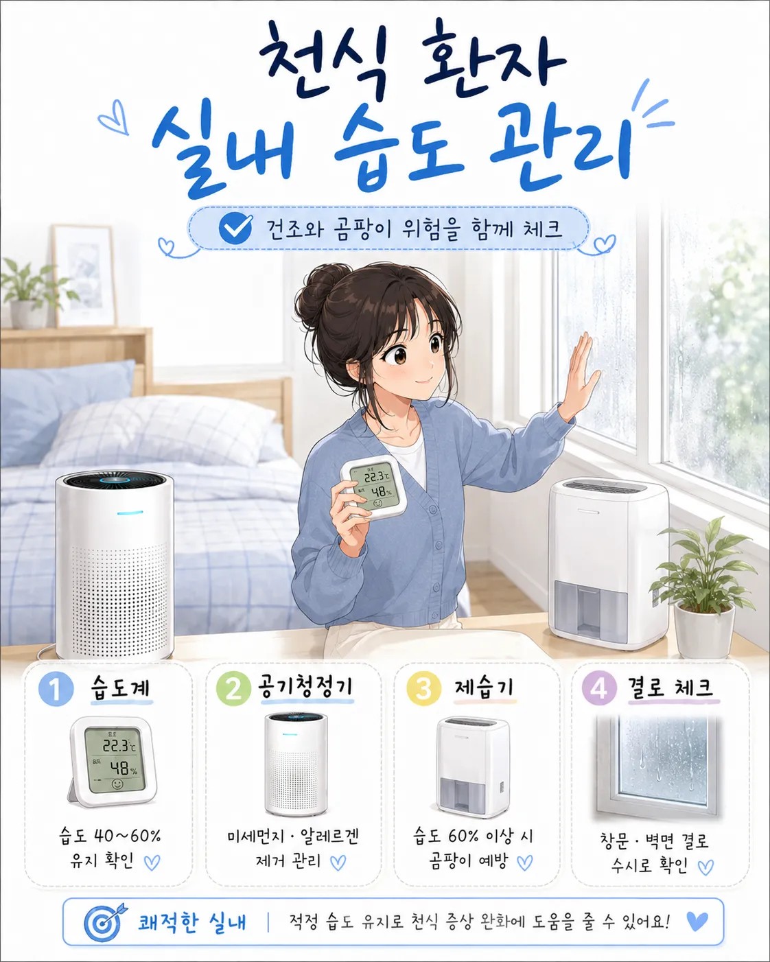 천식 환자 실내 습도 관리