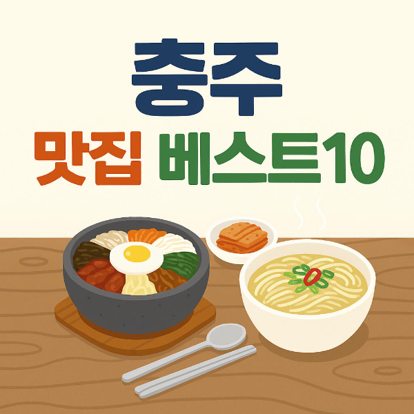 충주 맛집 베스트10