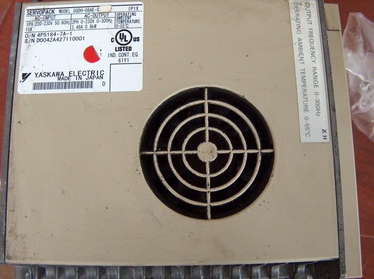 야스카와(YASKAWA), 하이젠(HIGEN) 서보팩 sgdh-08ae-s 알람 발생, 동작불능 수리 완료