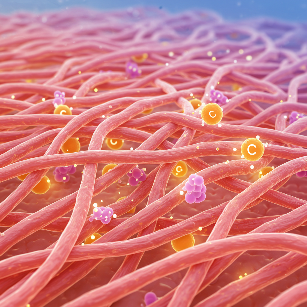 비타민C 콜라겐 합성 원리