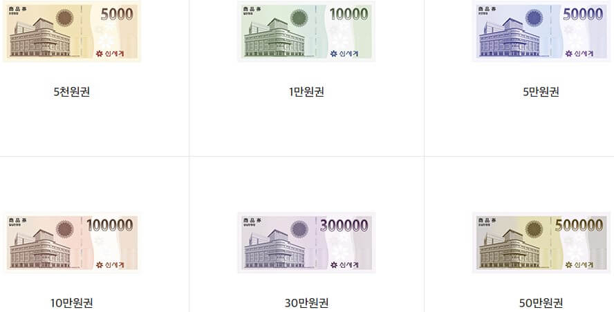 20대 남자 기념일 선물 대학생 졸업선물 백화점 상품권2