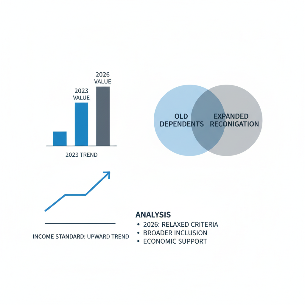 2026년 소득 기준 완화 내용 및 부양가족 인정 범위
