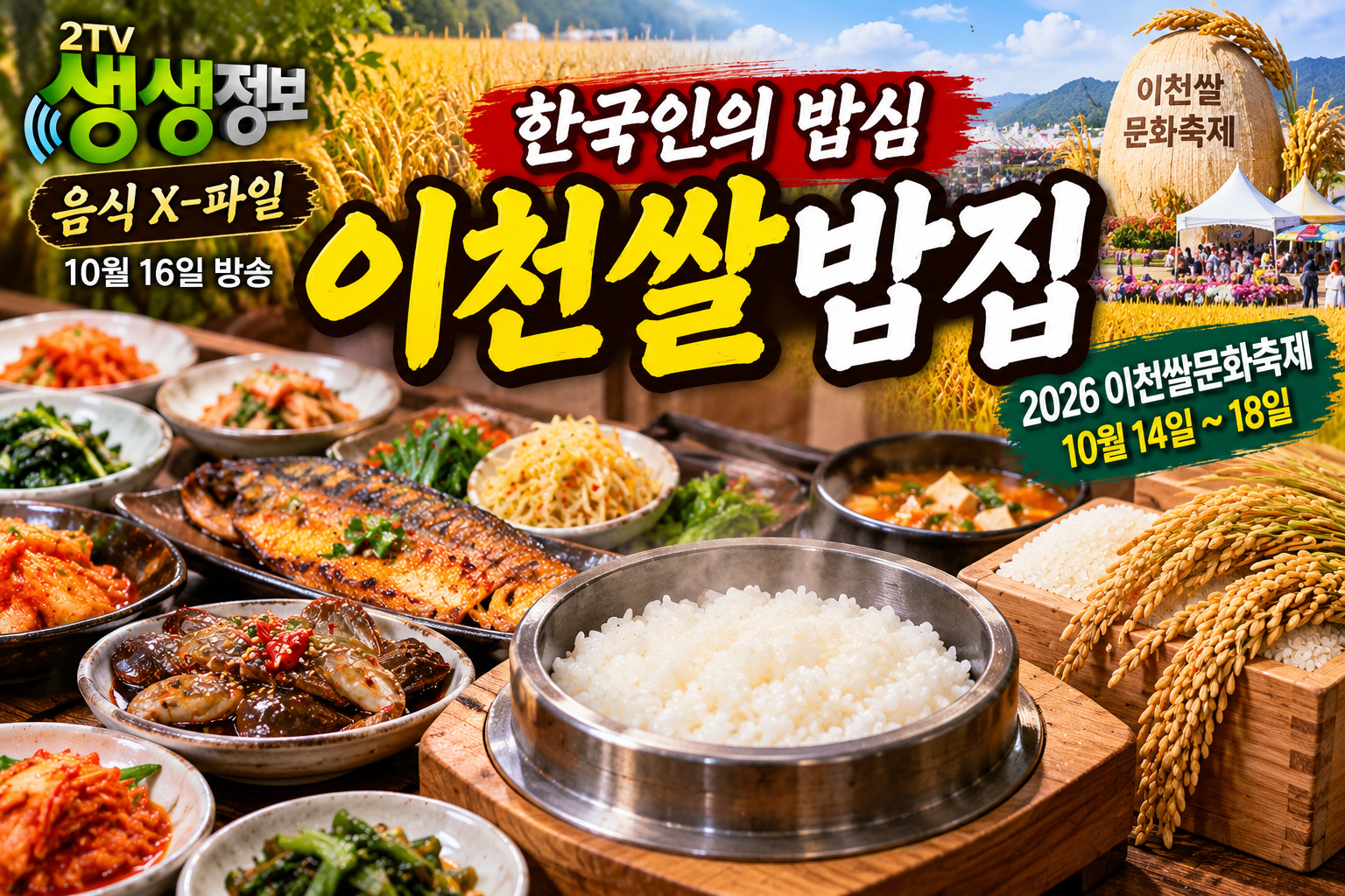 생생정보 음식X파일 이천쌀밥집