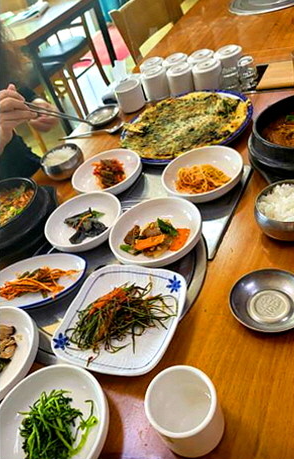 황금정 식당 대표 메뉴