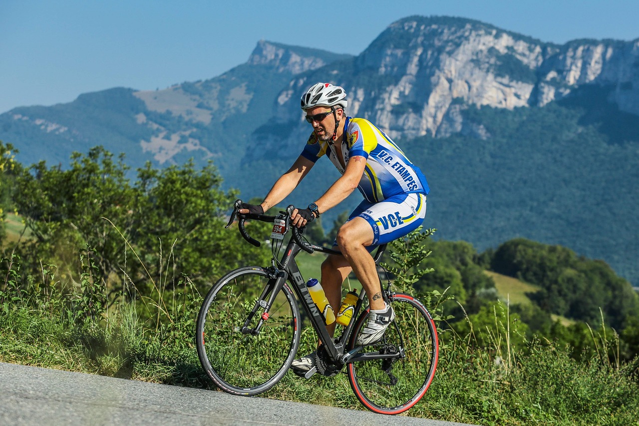 bicycle uphill