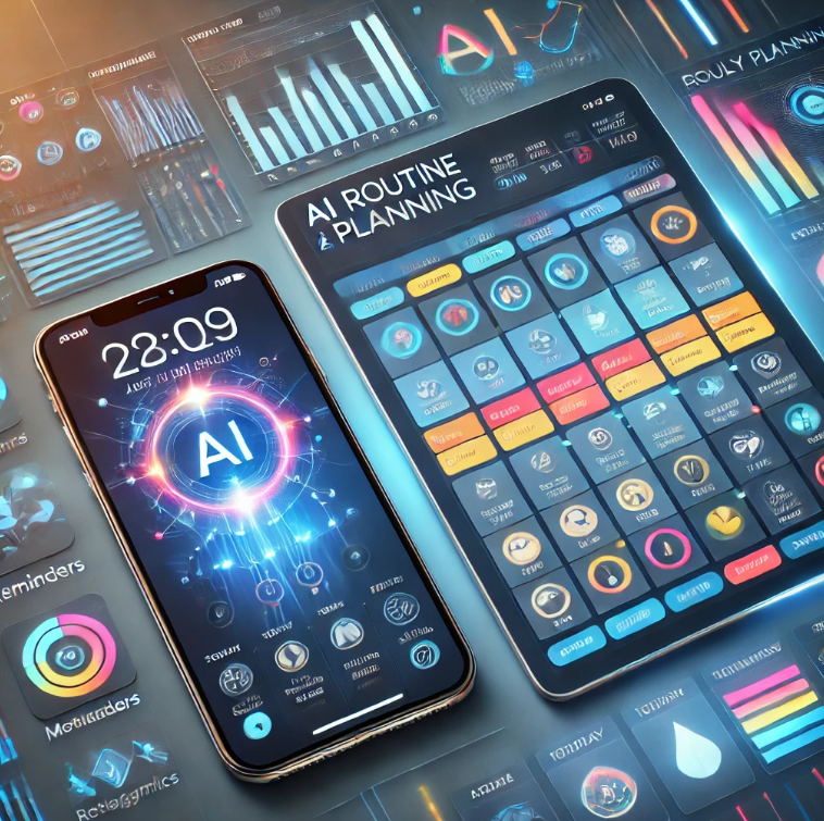 AI 기반 루틴 설정 앱 사진