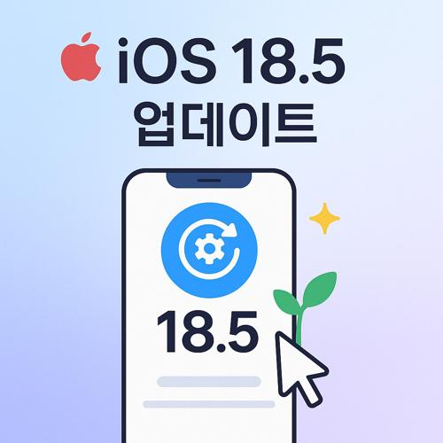 iOS 18.5 주요 업데이트 섬네일