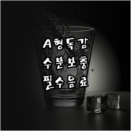 A형 독감 빠른 회복을 위한 수분 보..