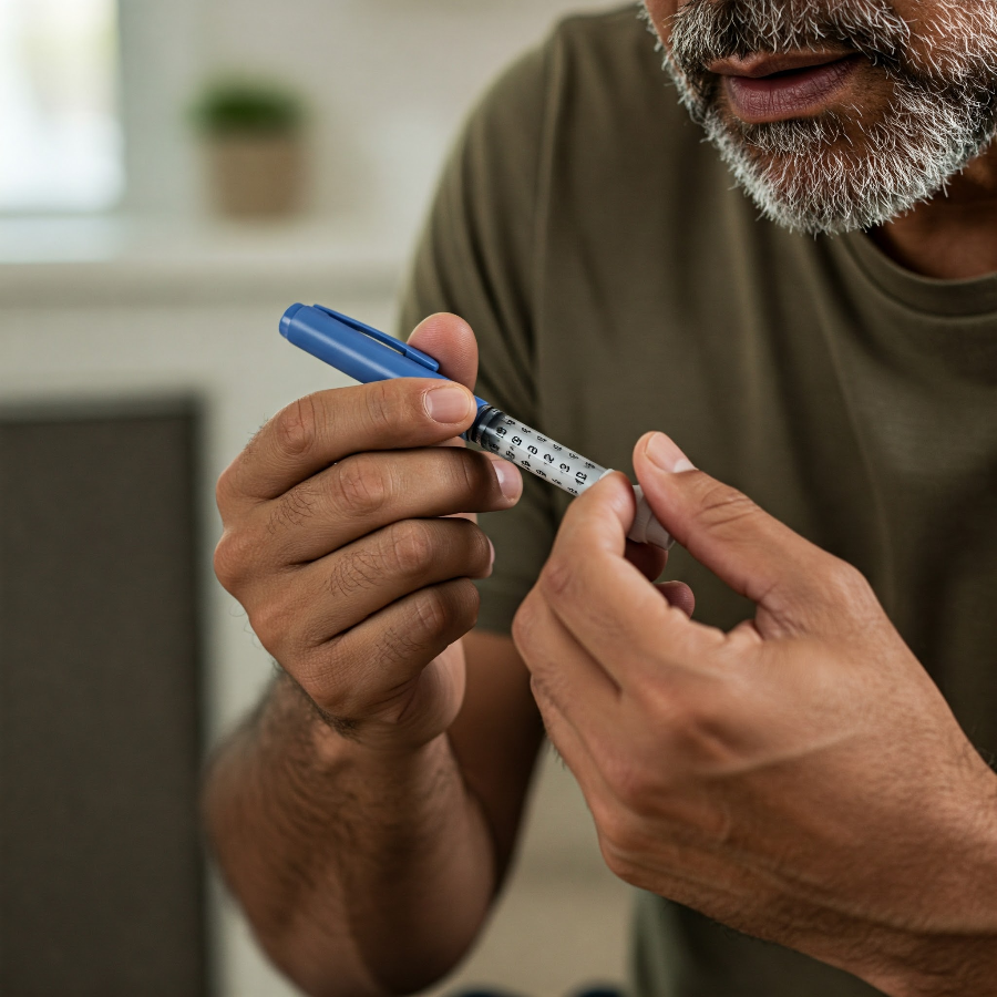 당뇨인 인슐린 투여