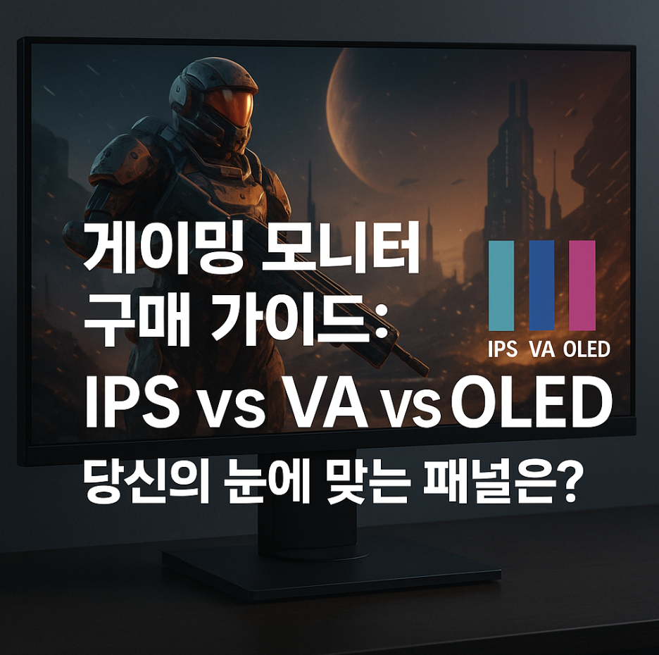 게이밍 모니터 구매 가이드: IPS vs VA vs OLED, 당신의 눈에 맞는 패널은?