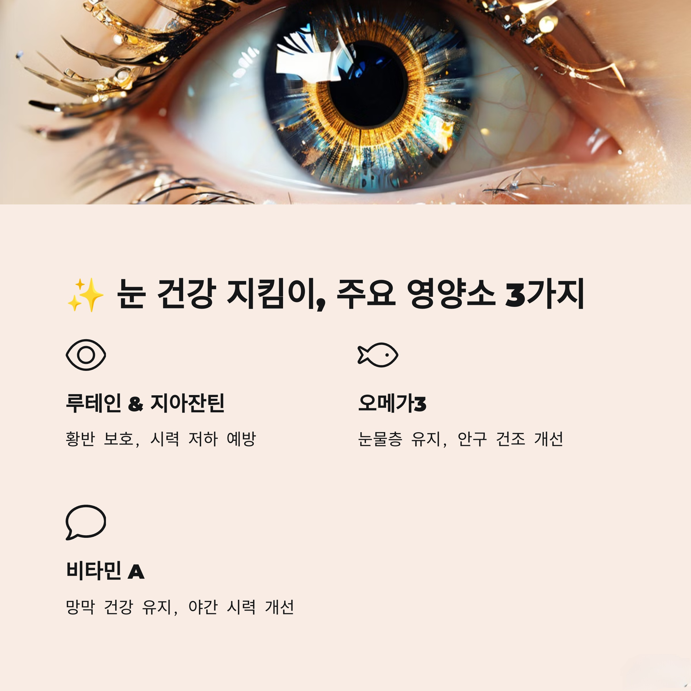 눈 건강 영향제