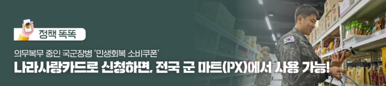 나라사랑카드와 소비쿠폰&middot;민생회복지원금 연계