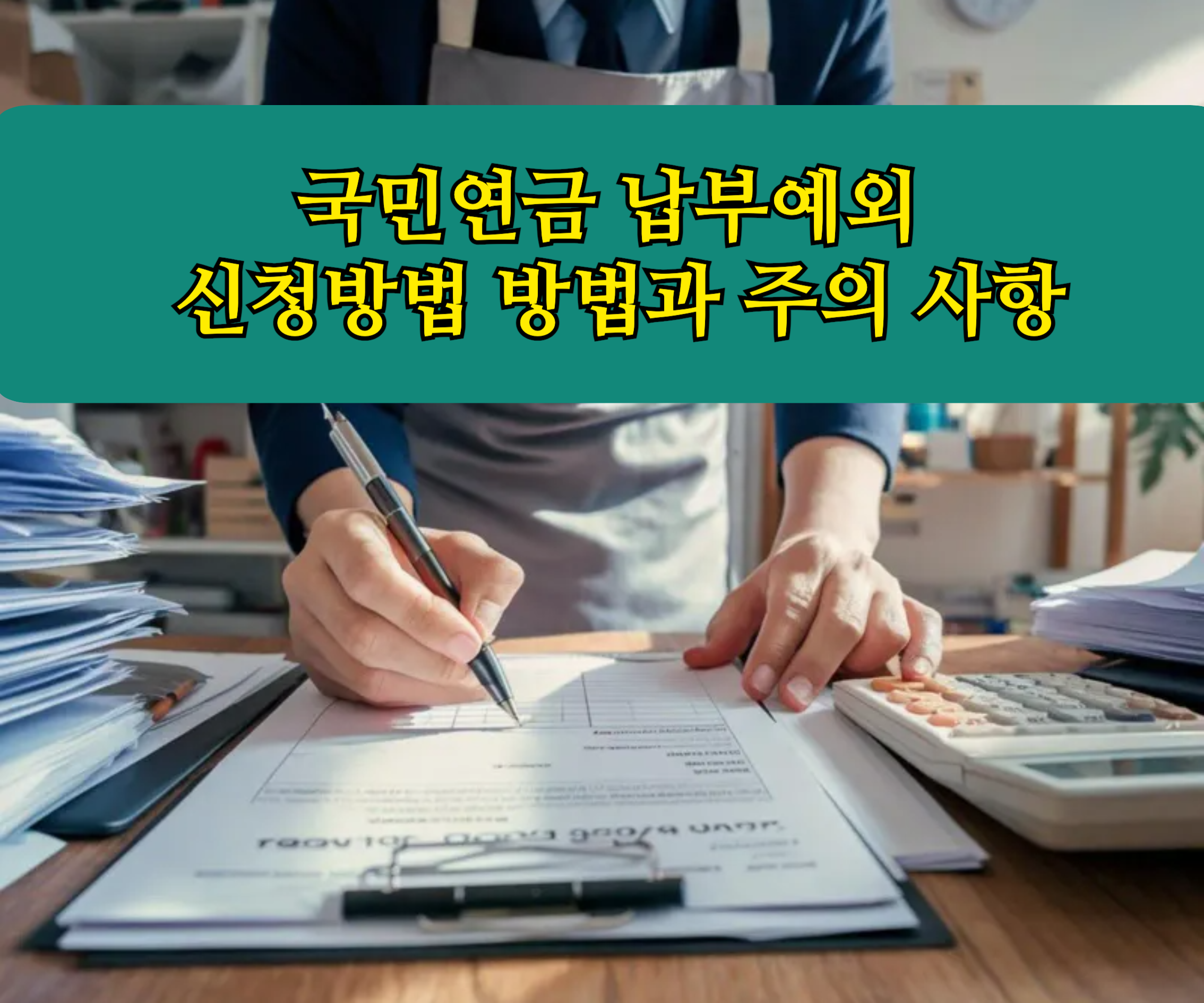 국민연금 납부예외
