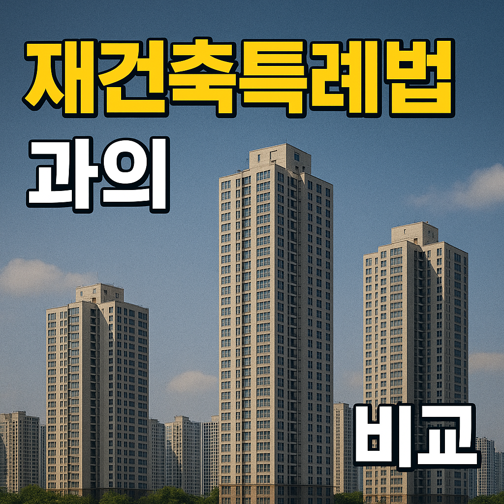 재건축특례법과의 비교