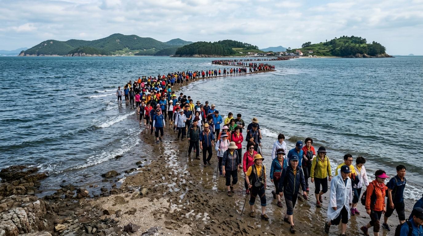 진도 신비의 바닷길