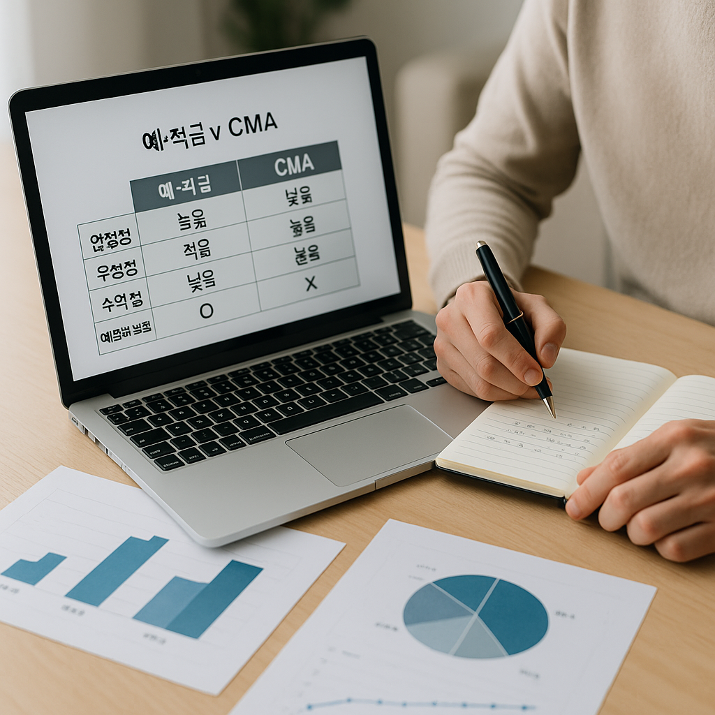 예,적금과 CMA의 차이점과 활용법 관련 사진