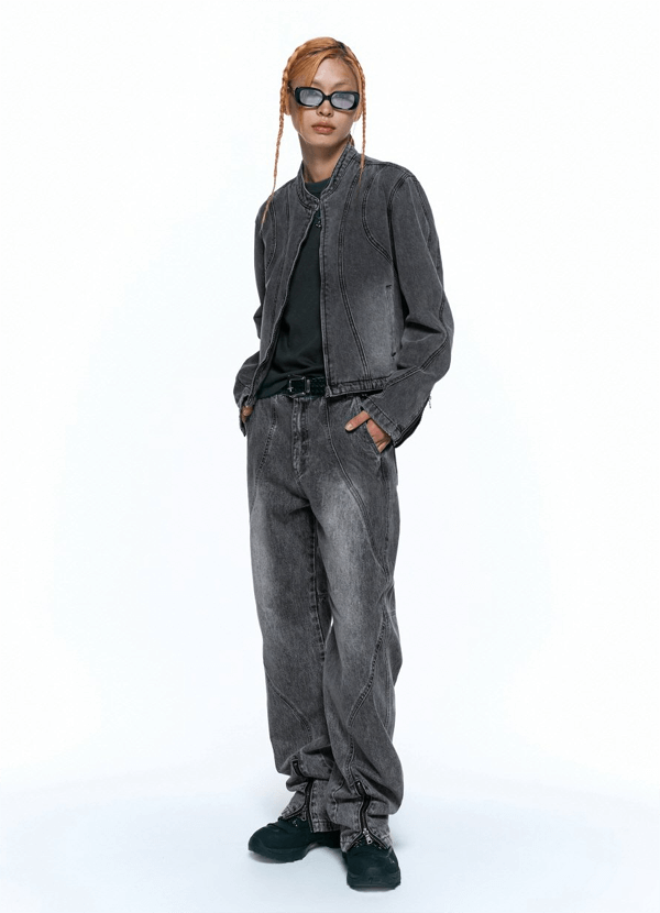 놀면 뭐하니 박진주 인사일런스 데님자켓